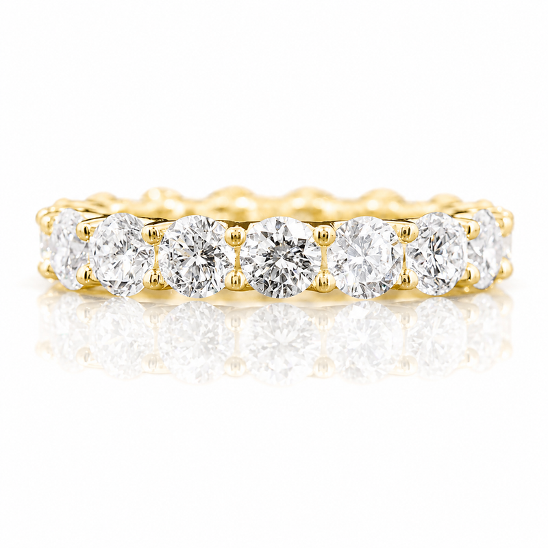 The Skye full eternity lab grown diamond pinky ring